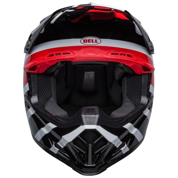 Bell MX Moto-9S Flex Motocross Helmet - Banshee Black / Red