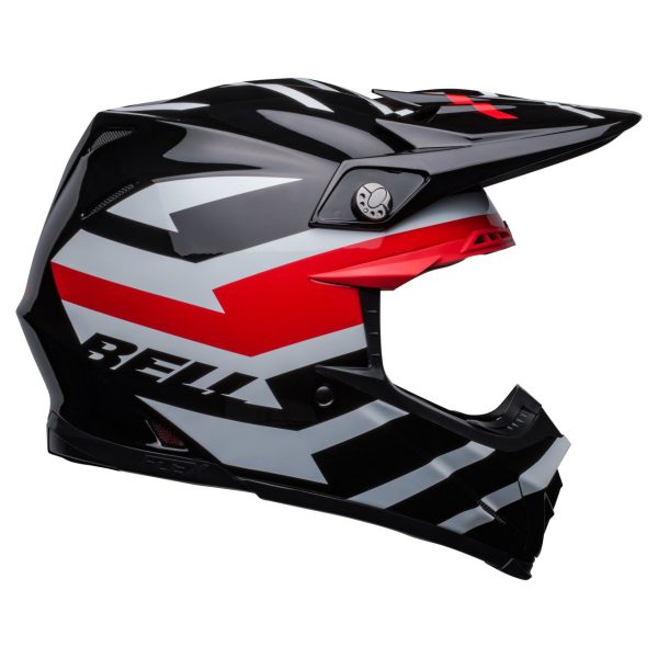 Bell MX Moto-9S Flex Motocross Helmet - Banshee Black / Red