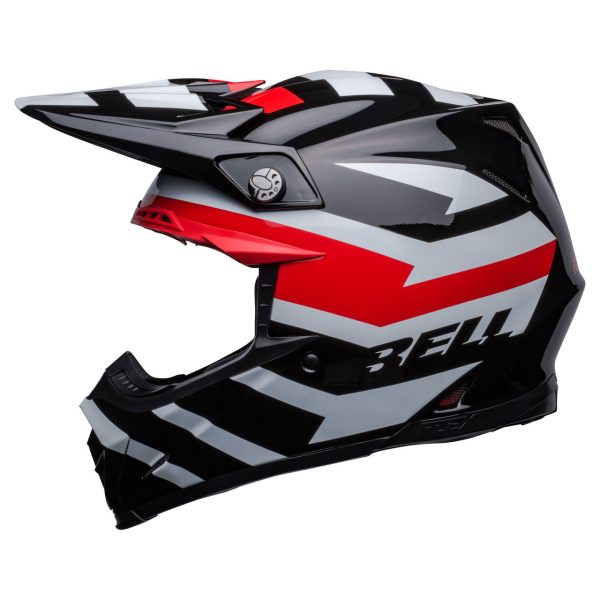 Bell MX Moto-9S Flex Motocross Helmet - Banshee Black / Red