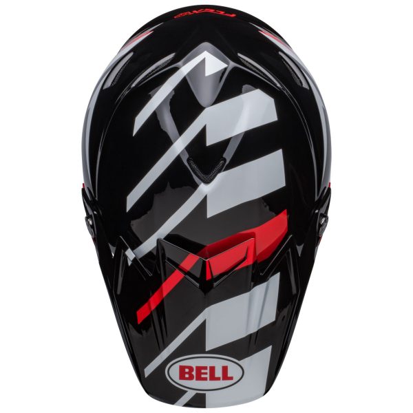 Bell MX Moto-9S Flex Motocross Helmet - Banshee Black / Red