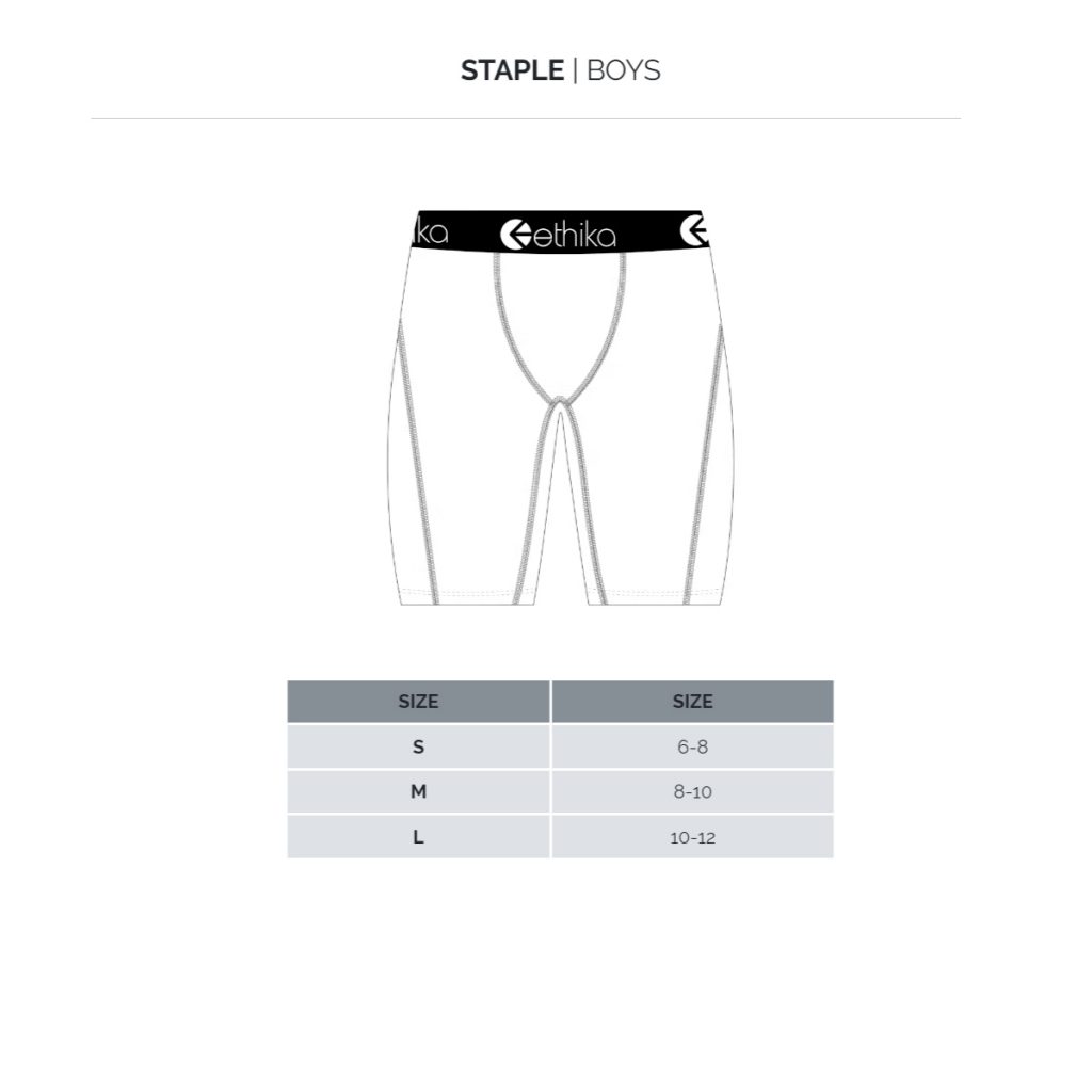 Ethika Underwear Boys Staple Fit Boxer Brief BOMBER HAZIE ethika-underwear-boys-staple-fit-boxer-brief-bomber-hazie