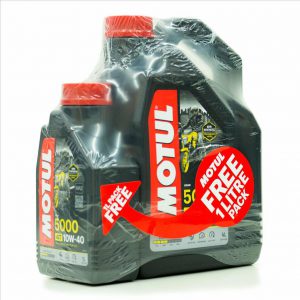 Motul 5000 10w 40 5 Litre Promo Pack