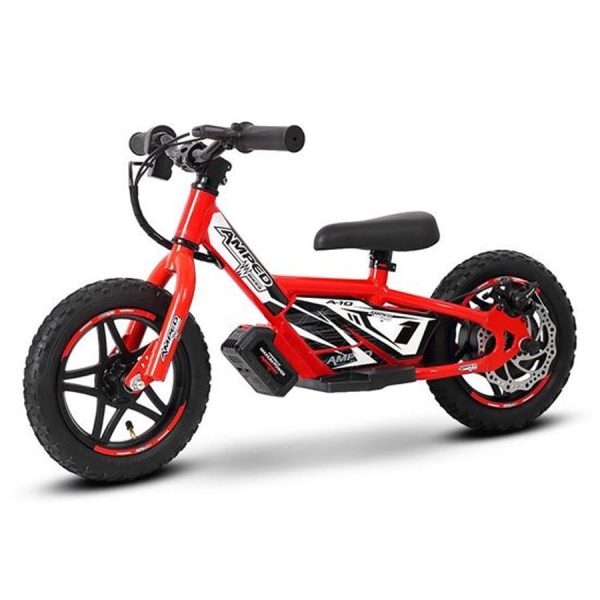 Amped A10 Electric Balance Bike 150W 18V Battery - RED - Image 2