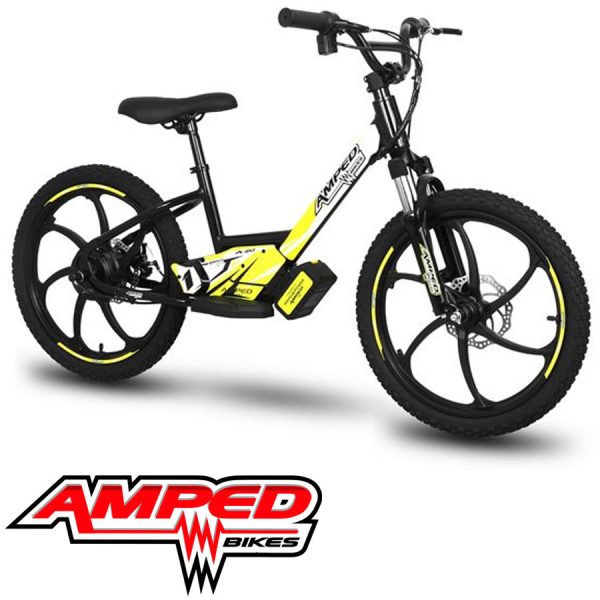 Amped A20 Electric Balance Bike - BLACK