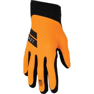 Thor Agile Motocross Gloves - HERO FLO ORANGE / BLACK