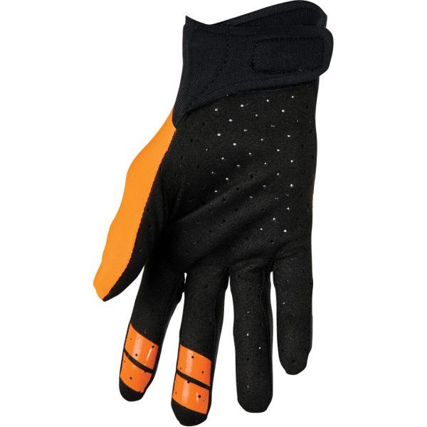 Thor Agile Motocross Gloves - HERO FLO ORANGE / BLACK