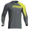 2023 Youth Thor Sector Motocross MX Kit Pants Jersey - EDGE DARK GREY / ACID - Image 2