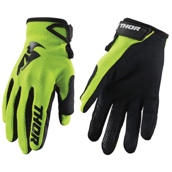 Thor Sector Motocross Gloves Adult – ACID / BLACK