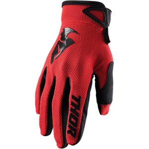 Thor Sector Motocross Gloves Adult – RED / BLACK