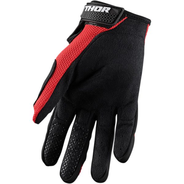 Thor Sector Motocross Gloves Adult – RED / BLACK