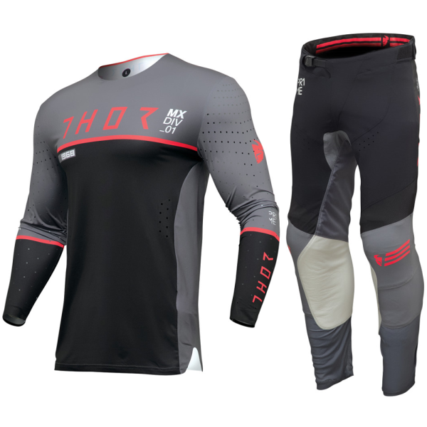 2024 Thor Prime Motocross MX Kit Pants Jersey - ACE CHARCOAL / BLACK