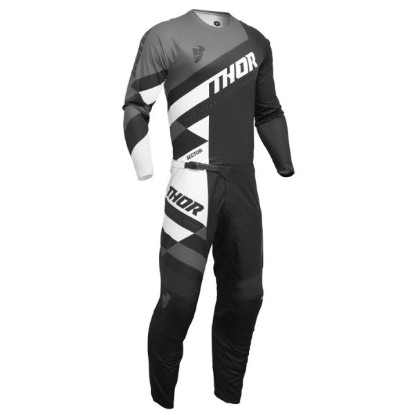 2024 Thor Sector Motocross Kit - Checker Black / Grey