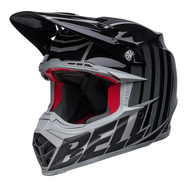 Bell MX Moto-9S Flex Motocross Helmet - Sprint Black / Grey