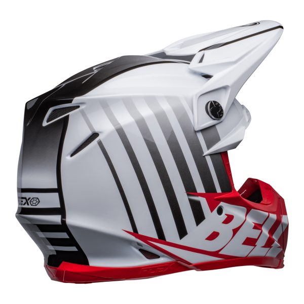 Bell MX Moto-9S Flex Motocross Helmet - Sprint White / Red