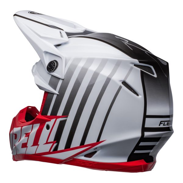 Bell MX Moto-9S Flex Motocross Helmet - Sprint White / Red