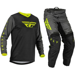 Fly Racing Motocross Kit - Black / Grey / Hi-Viz