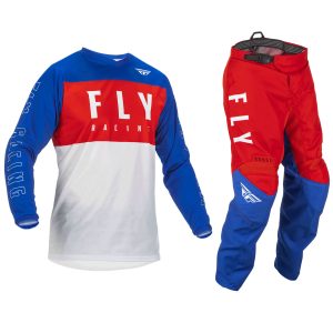 Fly Racing Motocross Kit - Red / White / Blue