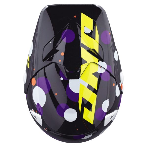 One Industries Youth Atom Motocross Helmet - Fizzle Black