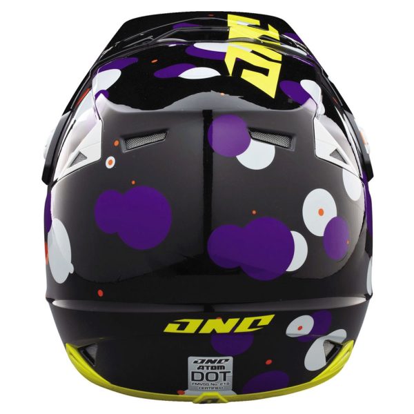 One Industries Youth Atom Motocross Helmet - Fizzle Black