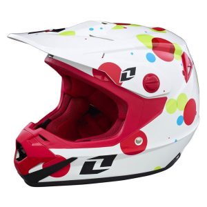 One Industries Youth Atom Motocross Helmet - Fizzle White