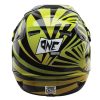 One Industries Youth Atom Motocross Helmet - Twisted Green Yellow