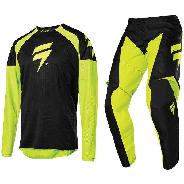 Shift Motocross Kit - WHIT3 LABEL - FLO YELLOW / BLACK