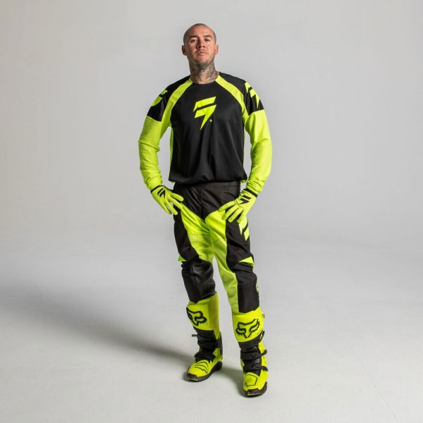 Shift Motocross Kit - WHIT3 LABEL - FLO YELLOW / BLACK