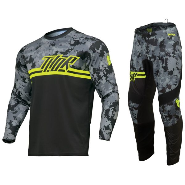 Thor Sector Motocross Kit - Digi Black Camo