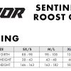 Thor Sentinel Roost Deflector Size Chart