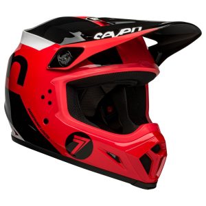 Bell MX-9 Mips Motocross Helmet - Seven Phaser Red / Black