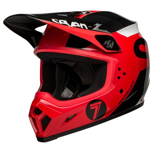 Bell MX MX-9 Mips Motocross Helmet - SEVEN PHASER RED / BLACK - Image 3