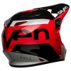 Bell MX-9 Mips Motocross Helmet - Seven Phaser Red / Black