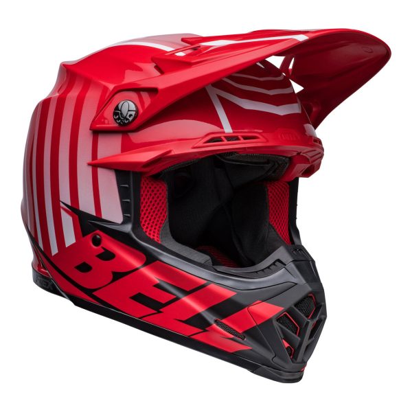 BELL MOTO-9S FLEX MOTOCROSS MX HELMET - SPRINT RED / BLACK