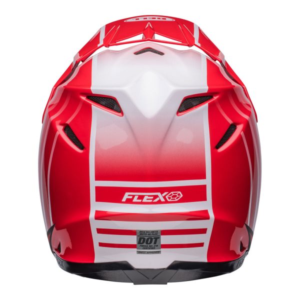 Bell MX Moto-9S Flex Motocross Helmet - SPRINT RED / BLACK - Image 5