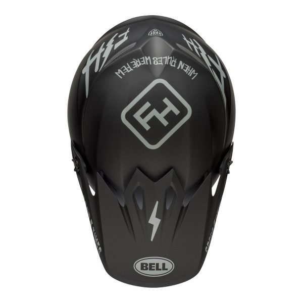 Bell MX-9 Mips Motocross Helmet - Fasthouse Matte Black / Grey