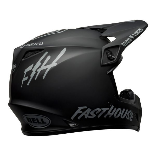 Bell MX-9 Mips Motocross Helmet - Fasthouse Matte Black / Grey