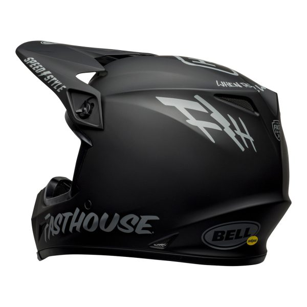 Bell MX-9 Mips Motocross Helmet - Fasthouse Matte Black / Grey