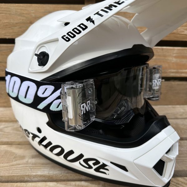 Bell MX-9 Mips Motocross Helmet - Fasthouse White / Black -100%