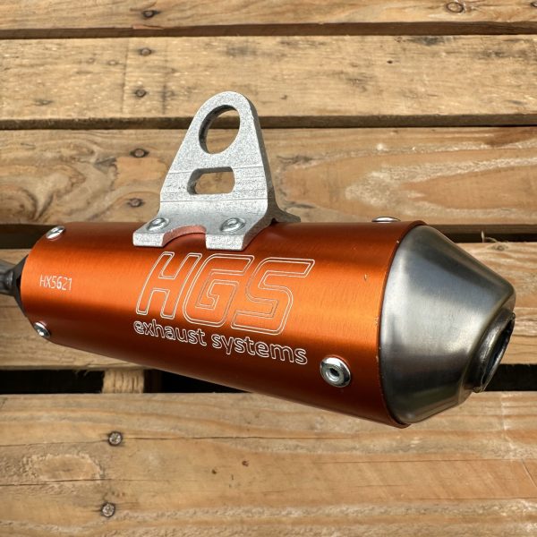 HGS Exhaust System KTM SX50 with Orange Silencer (peak power) 2009 -23 - Image 4