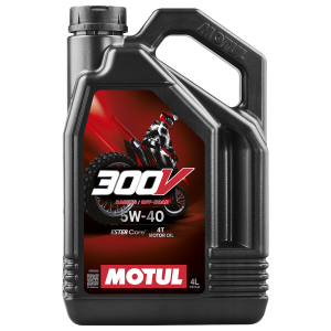 Motul Oil 300V 4T Factory Line 5W-40 Racing Off Road Fully Synthetic - 4L