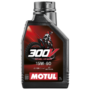 Motul Oil 300V 4T Factory Line 15W-60 Racing Off Road Fully Synthetic - 1L