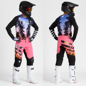 THOR SPORTMODE MOTOCROSS MX KIT PANTS JERSEY - SD BLACK