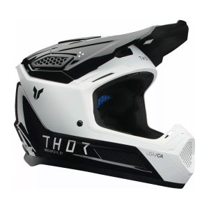 Thor Fleet Motocross Helmet - STORM BLACK / WHITE