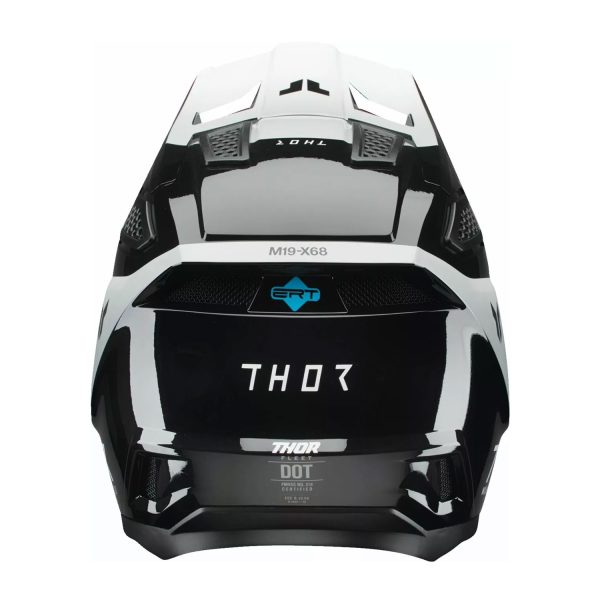 Thor Fleet Motocross Helmet - STORM BLACK / WHITE