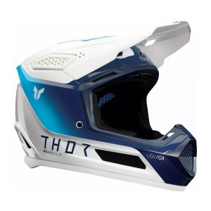 Thor Fleet Motocross Helmet - STORM WHITE / NAVY