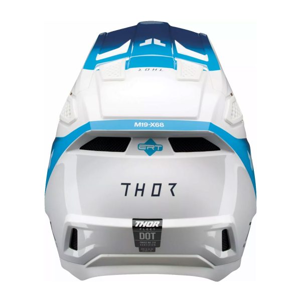 Thor Fleet Motocross Helmet - STORM WHITE / NAVY