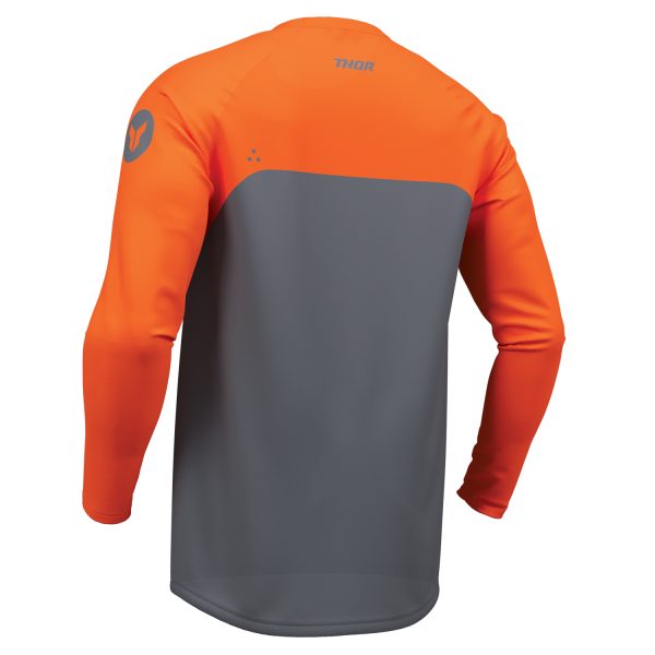 Thor Ridemode Jersey - Menace Charcoal Orange