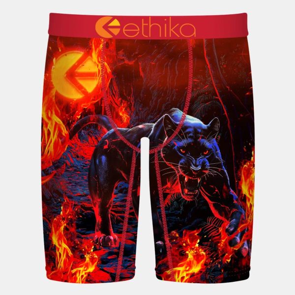 Ethika Underwear Men's Staple Fit Boxer Brief - FIRE WALKER