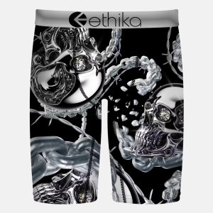 Ethika Underwear Boys Staple Fit Boxer Brief - CHROMED OUT