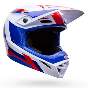 Bell MX-10 MIPS Motocross Helmet - DYNO RED / WHITE / BLUE